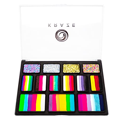 Water Activated Hypoallergenic Face Paint Palette L7862