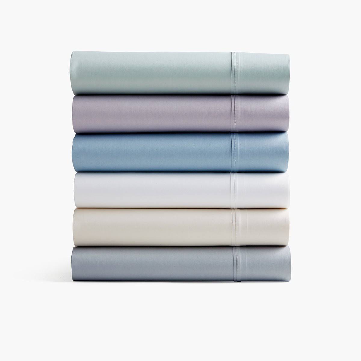 Queen Size Sateen Sheet Set in Slate Blue R732