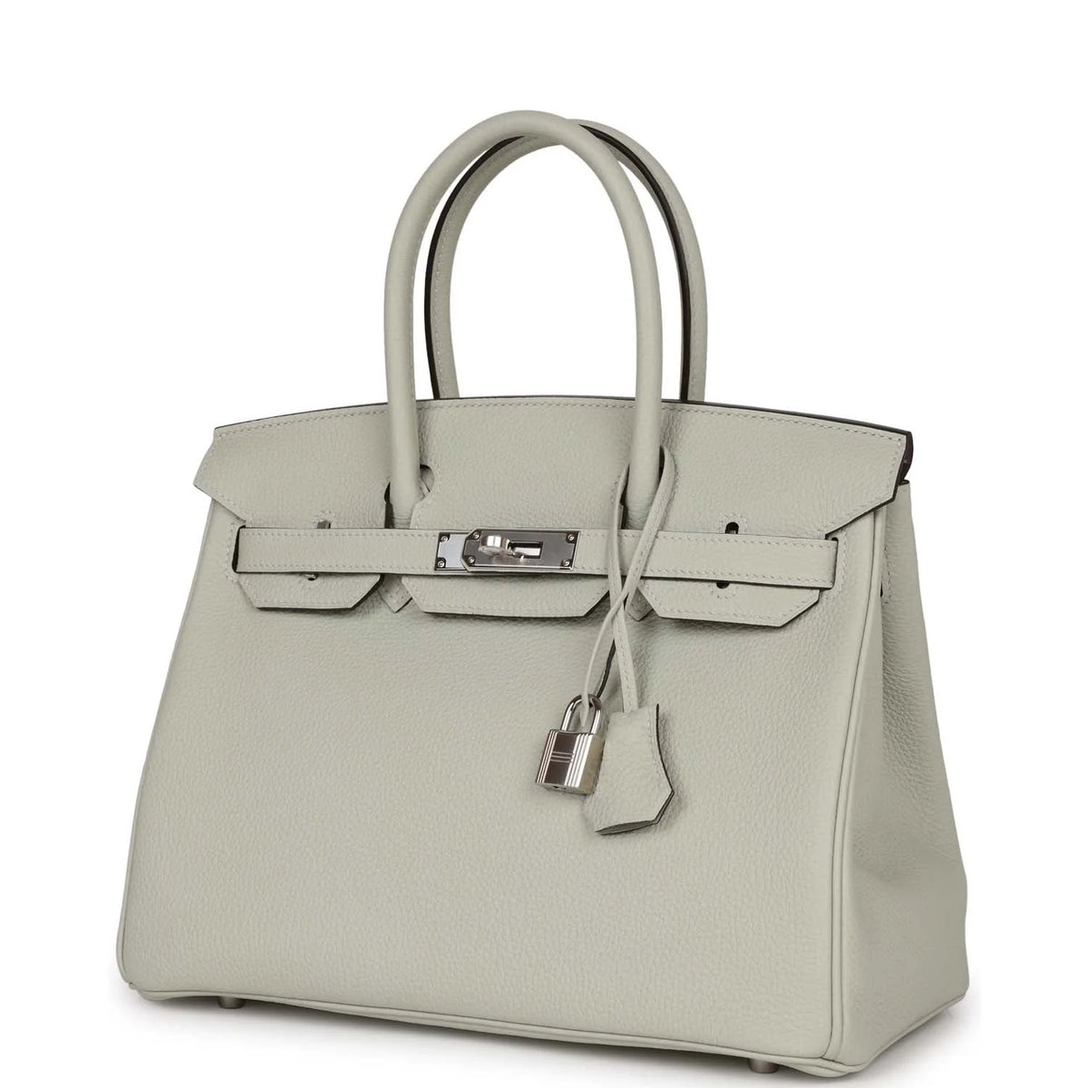 Birkin 30 Gris Neve Togo Palladium Hardware O894