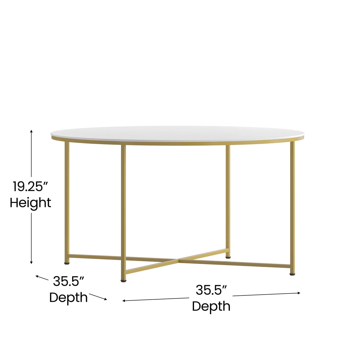 White Laminate 3 Piece Coffee and End Table Set C454262