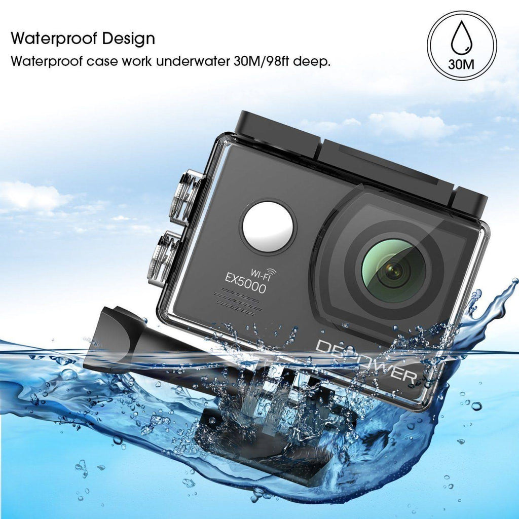 14MP 1080p HD WiFi Waterproof Sports Cam B4589
