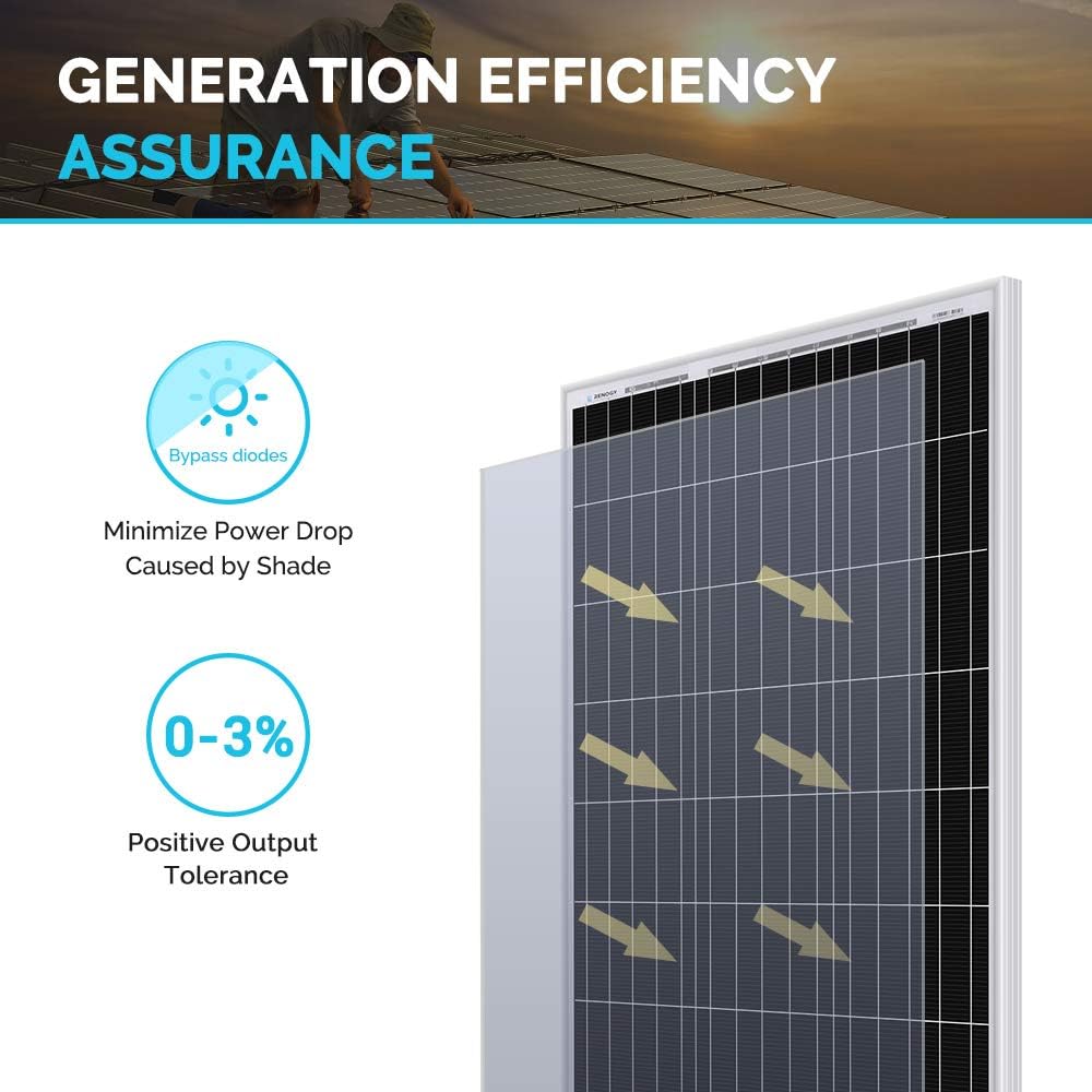12 Volt 100 Watt Monocrystalline Solar Panel B570