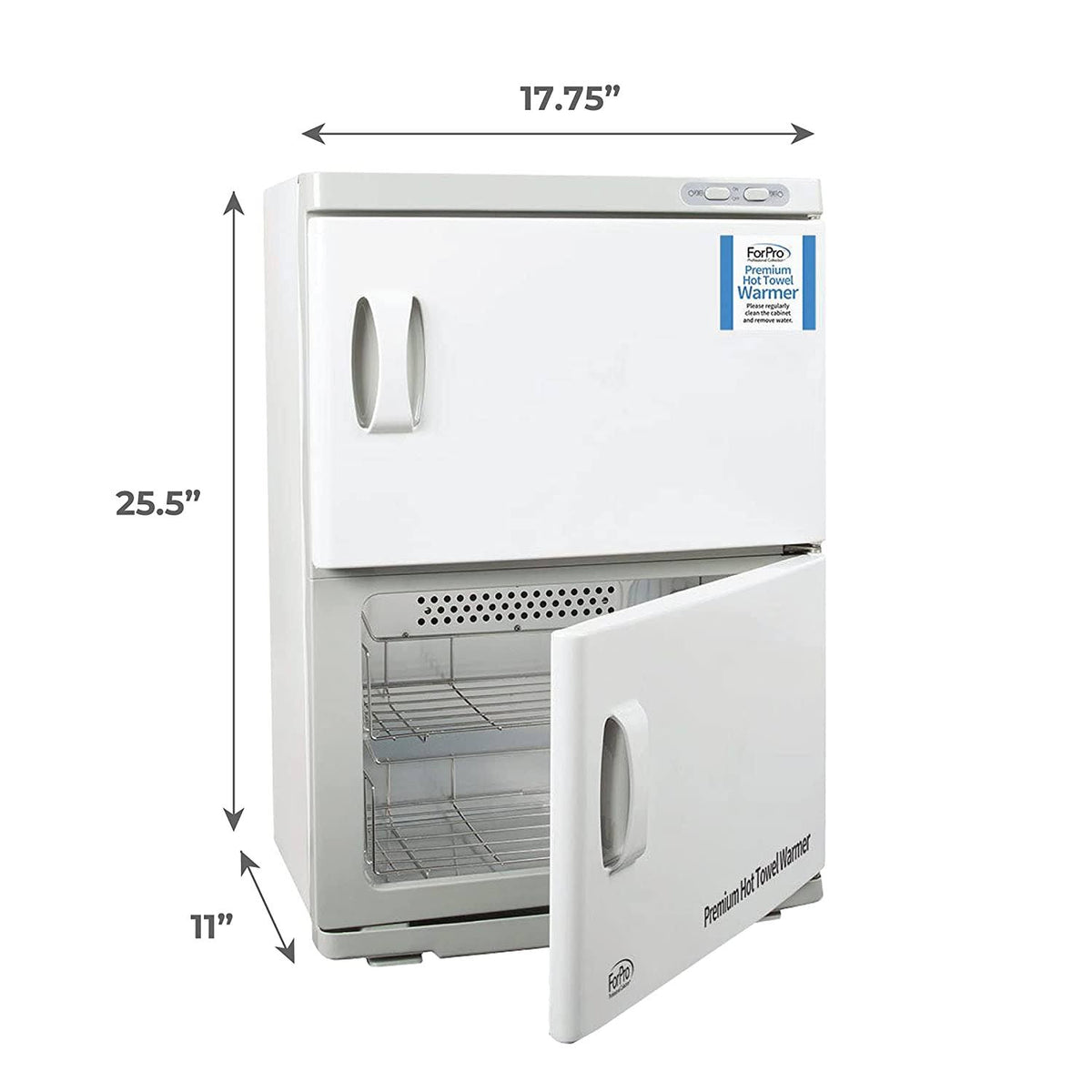 Double Hot Towel Warmer, 48 Towel Capacity, UV Sterilization O14117
