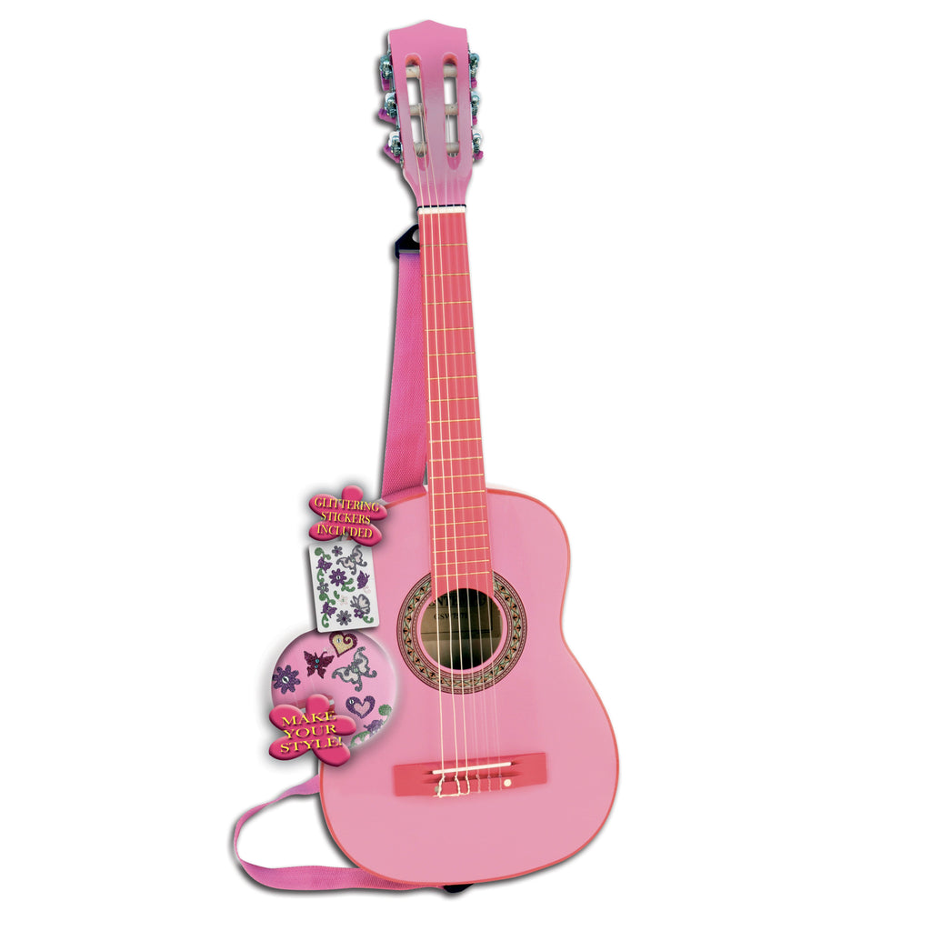 Pink Wood Guitar 75 cm U141