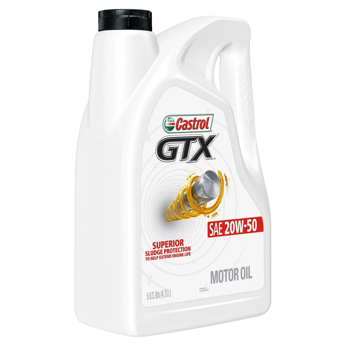 20W-50 Conventional Motor Oil, 5 Quarts A457742