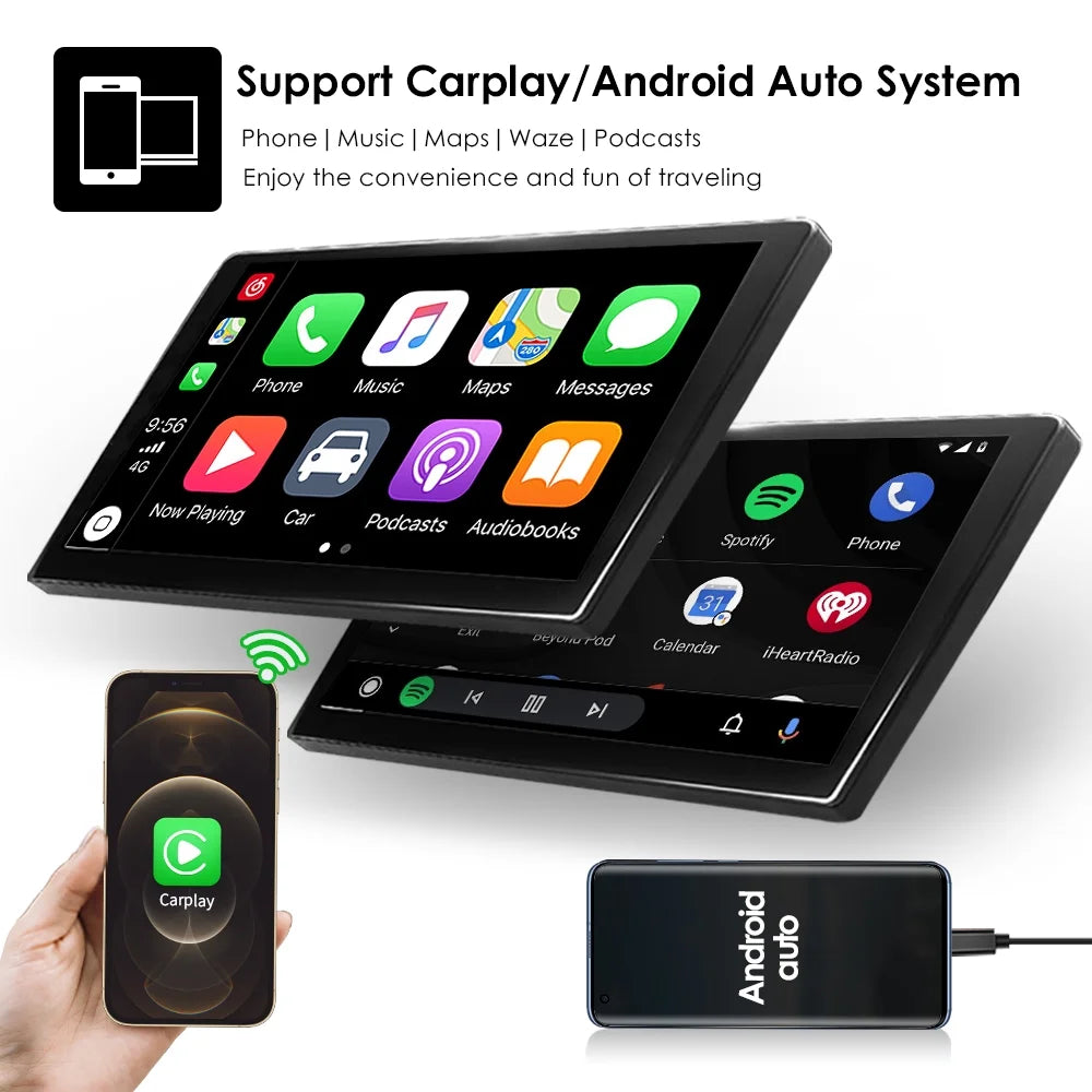 9" Android 12 GPS Navigation Car Radio Stereo Head Unit 2+32GB Carplay T97075