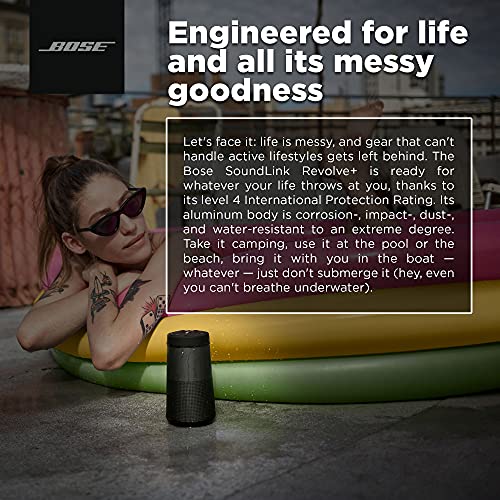 Black Portable Bluetooth Speaker with 360 Degree Sound E57328