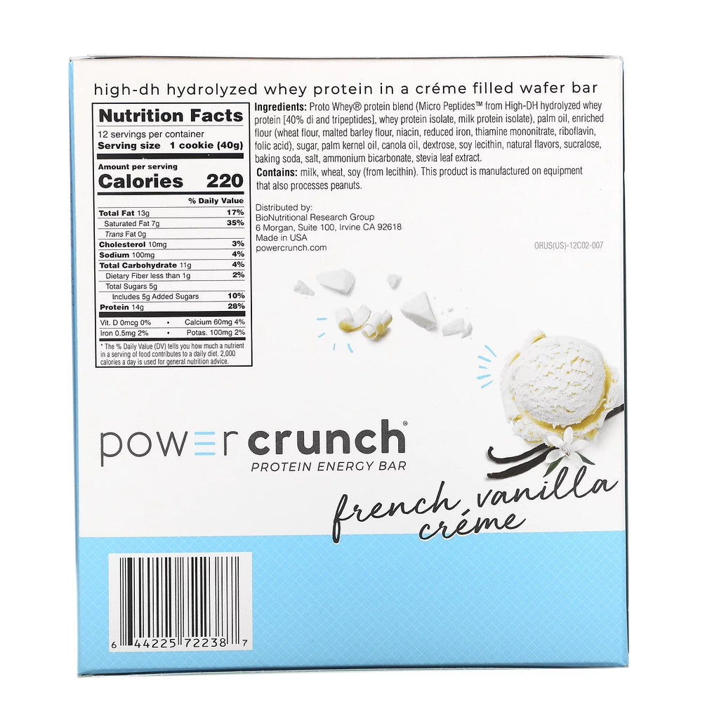 French Vanilla Creme 1.4-Ounce Protein Energy Bar (Pack of 12) X285
