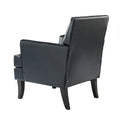 Polyester Accent Chair with Solid Wooden Legs Set of 2 P529