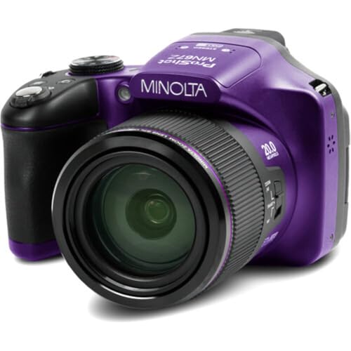 20MP Digital Camera with 67x Optical Zoom and 16GB SD Card W6496