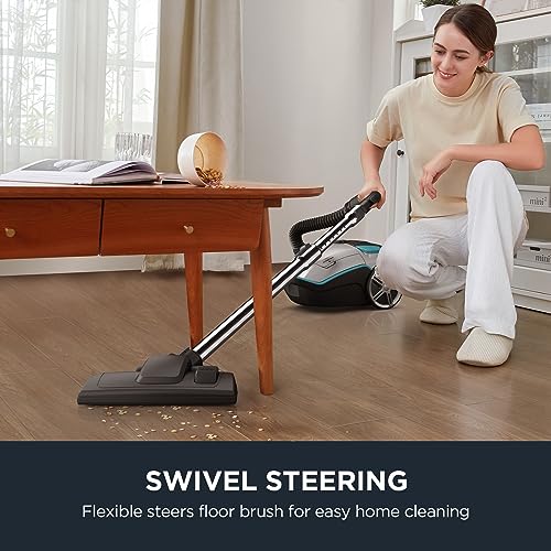 Canister Vacuum for Carpets and Hard Floors I608