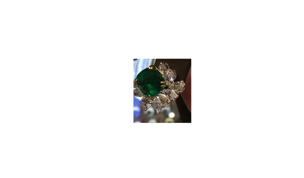 Platinum Diamond Marquise Pear Shape Earring Set U500207