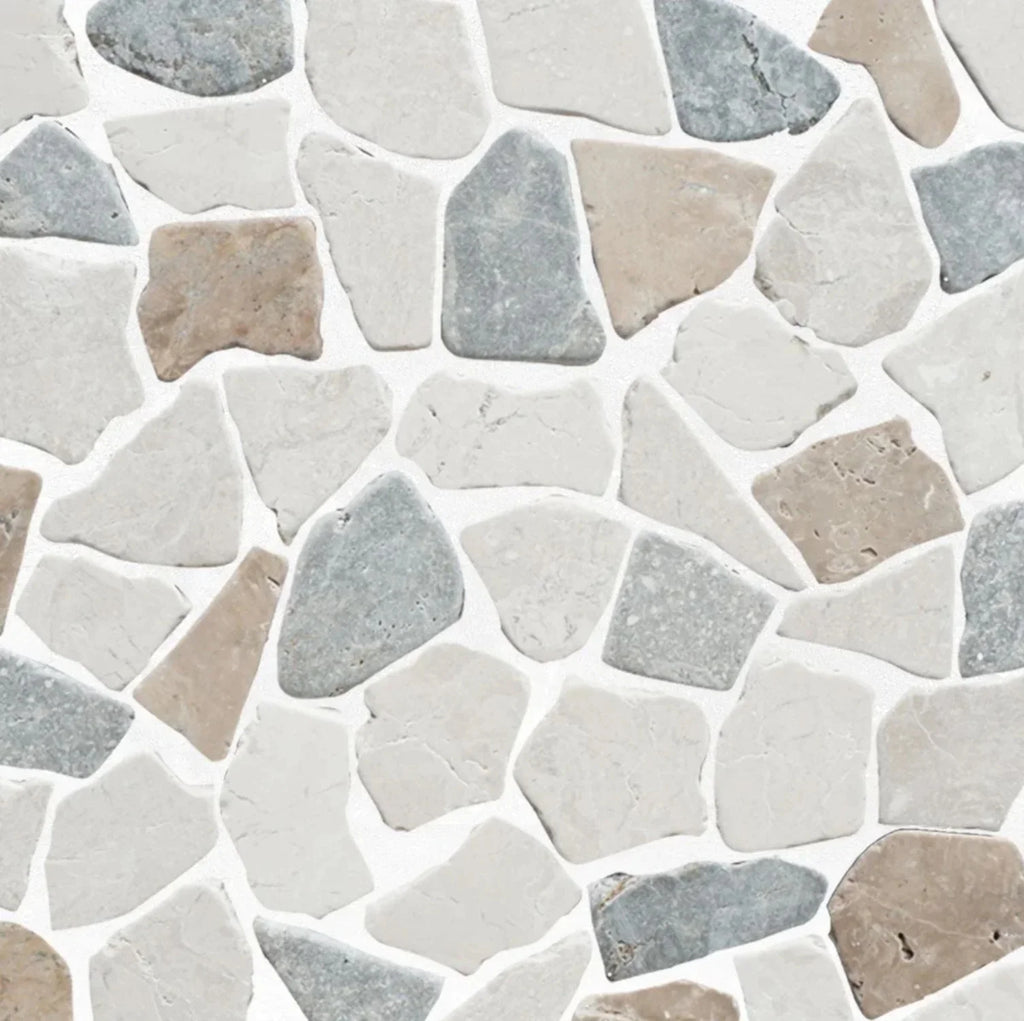 Sea Sand Mosaic Wall & Floor Tile 11.4" X 11.4" 5 tiles per case A866