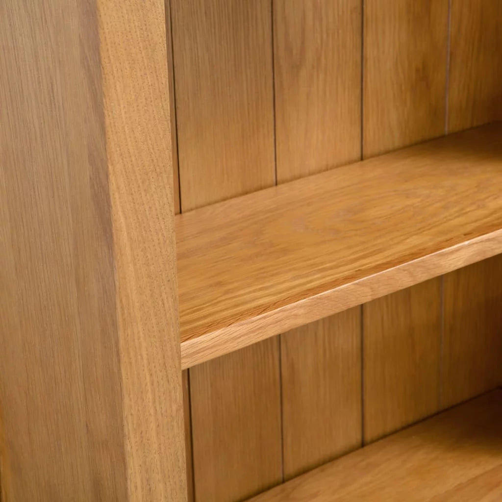 5-Tier Solid Oak Wood Bookcase X807