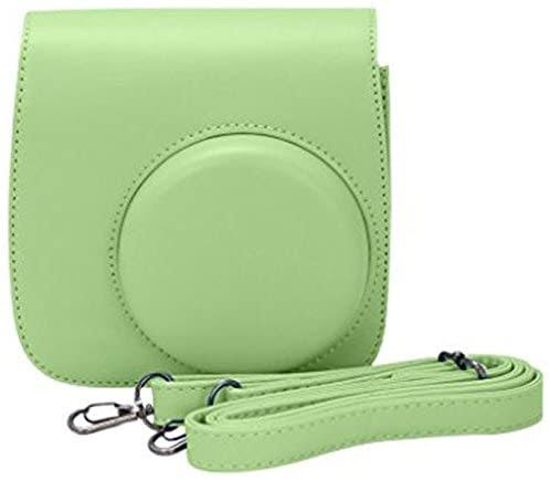 Lime Green Instant Film Camera with Case and Twin Pack Film W4092