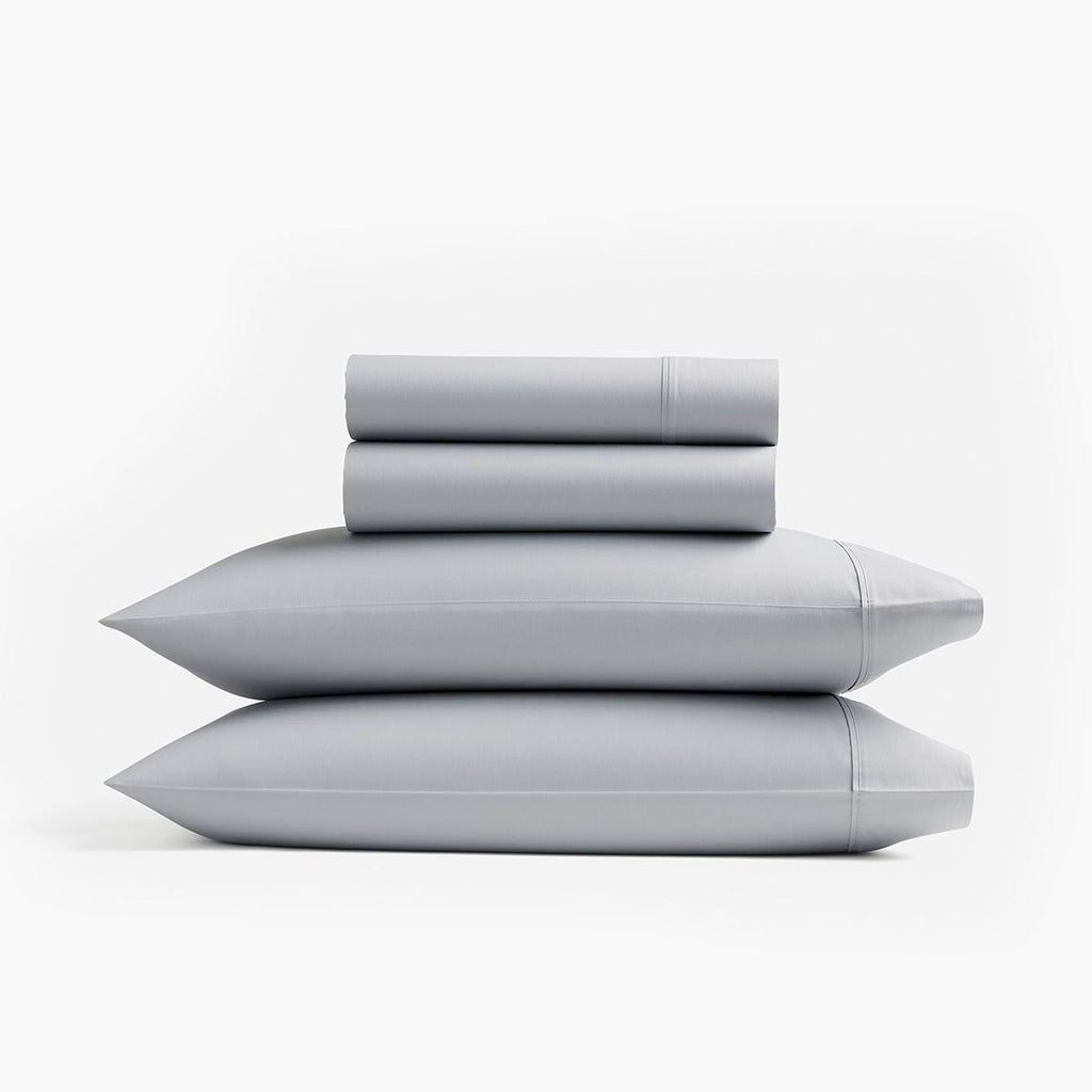 Queen Size Sateen Sheet Set in Slate Blue R732