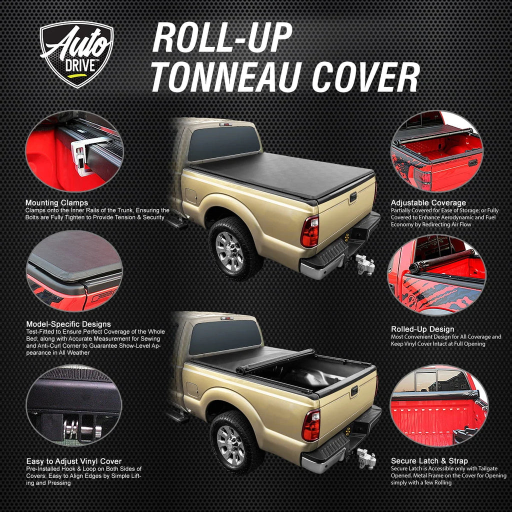 Soft Roll up Truck Bed Tonneau Cover 5Ft Bed B232