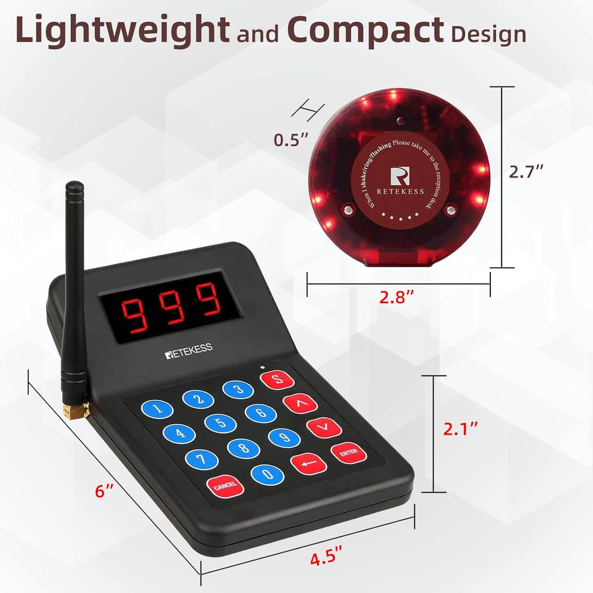 10 Food Pagers E538