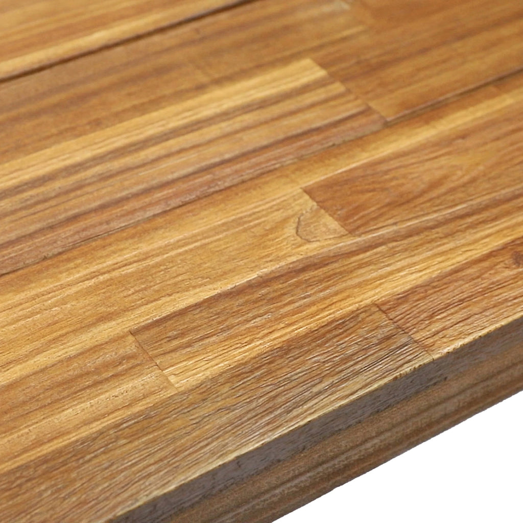 Acacia Wood Outdoor Benches Set of 2 L545572