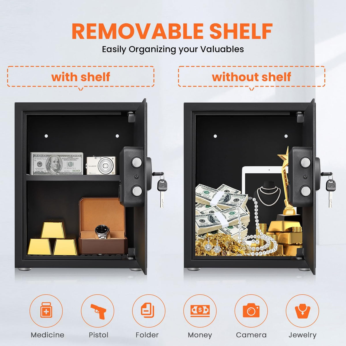 2.3 Cub Fireproof Safe with Digital Keypad Z29410