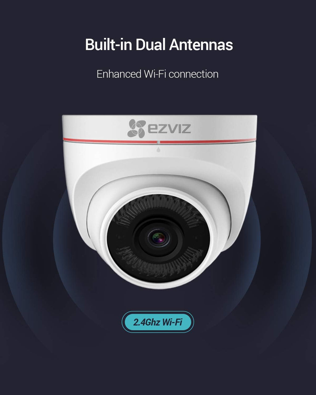Outdoor Security Camera IP66 Weatherproof Night Vision E278067