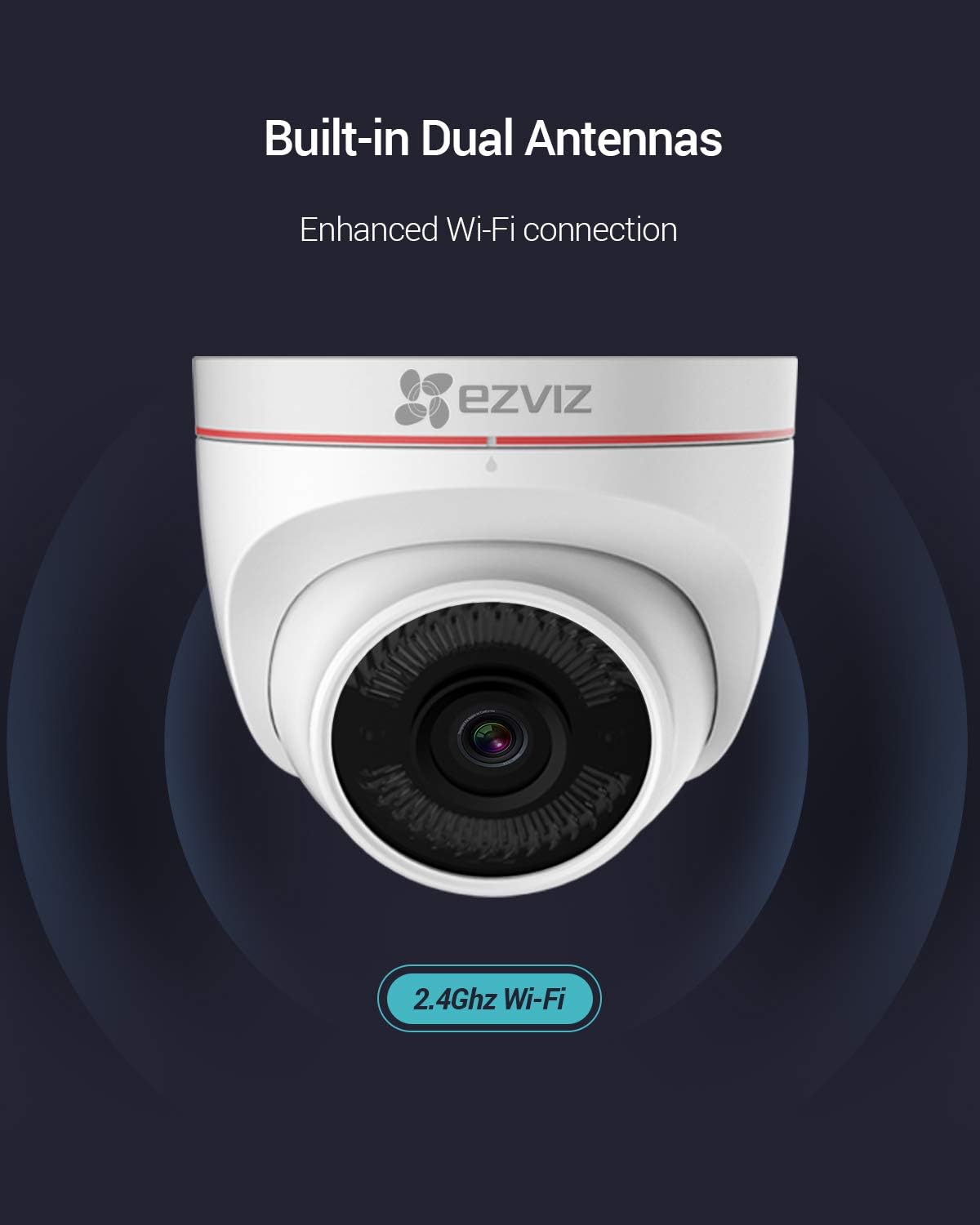 Outdoor Security Camera IP66 Weatherproof Night Vision E278067