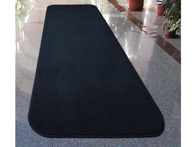 Navy Blue Skid-Resistant Carpet Runner R852446