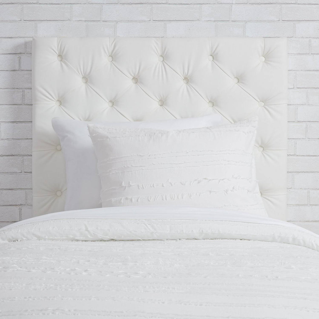 Twin/Twin XL Powered Tufted Headboard White B9965