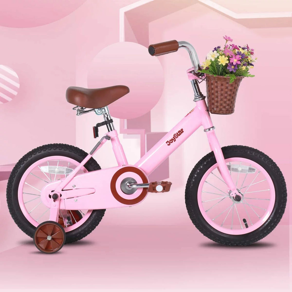 12In Kids Training Wheel Bike with Basket E54775