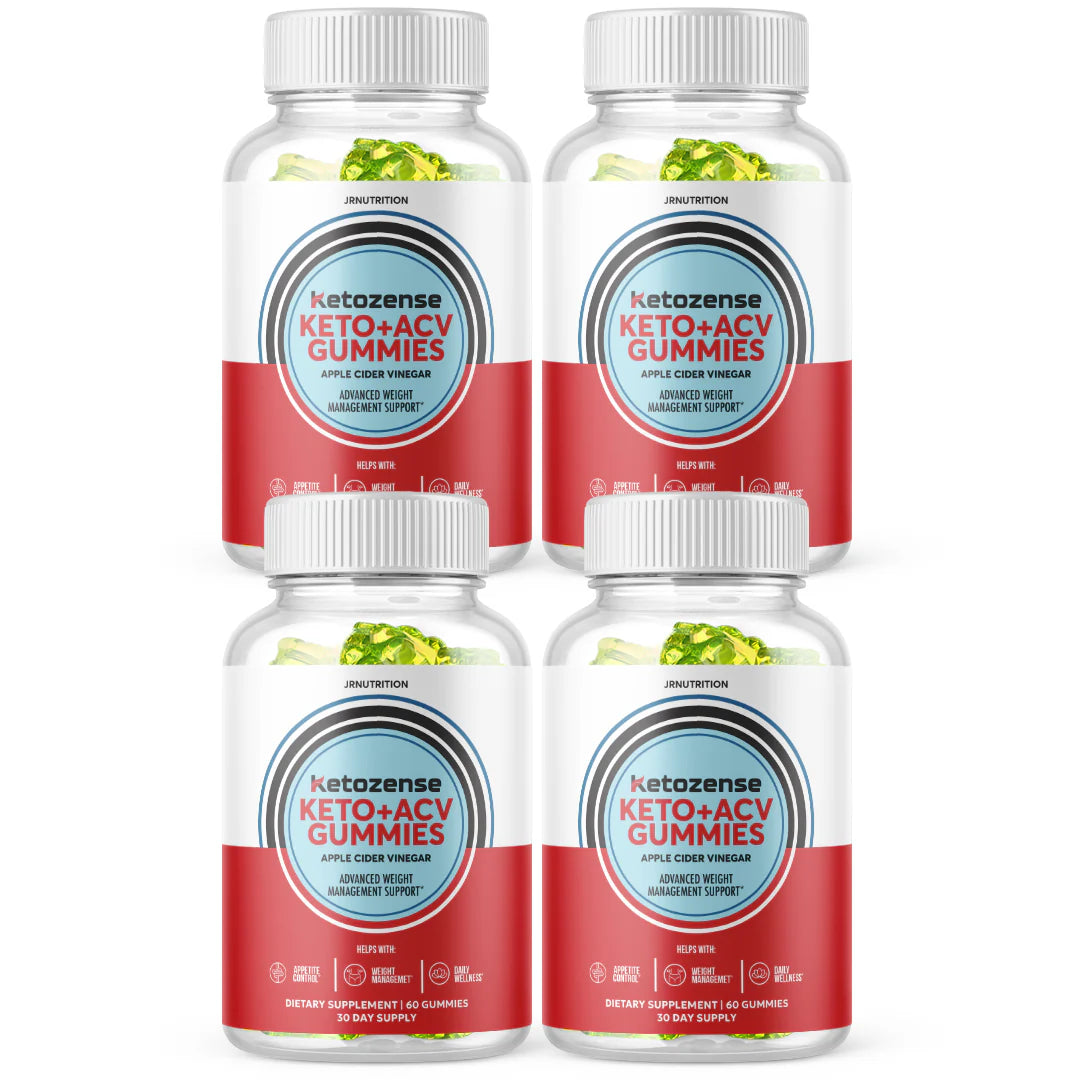 Keto ACV 1000mg Gummies 4 Bottles C5581
