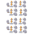 16 Locks and 4 Keys White Magnetic Lock System K561