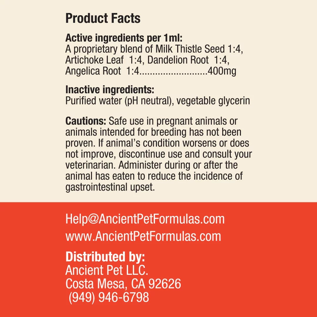 Liquid Liver Support Supplement for Dogs 3 Pack Y455