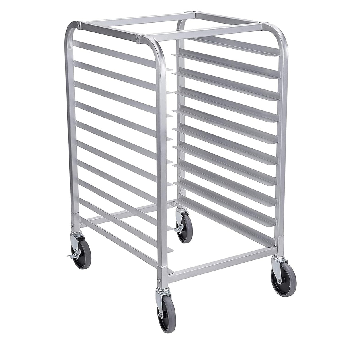 10 Tier Aluminum Bun Pan Rack with Wheels T80837
