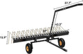 60in Pine Straw Steel Landscape Rake with Wheels P229