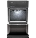Black Stainless Countertop Nugget Ice Maker R516