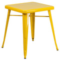 Yellow Square Outdoor Bar Table S4348