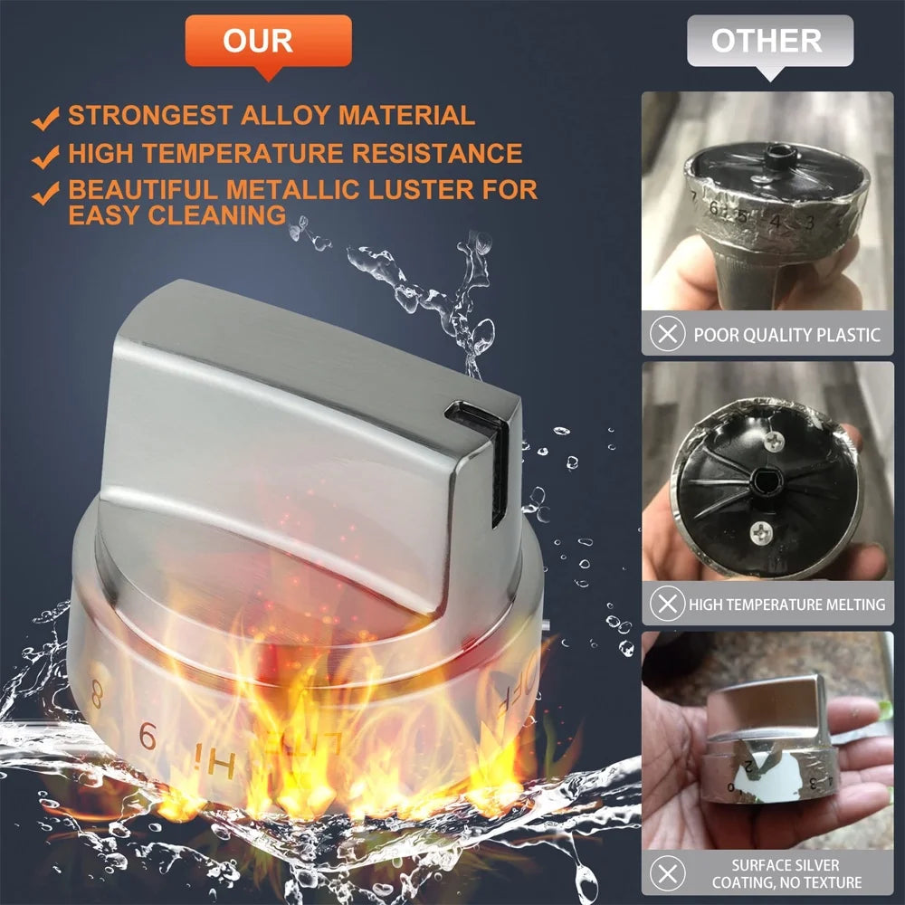 5 Pcs Gas Stove Knob Y79692