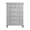 6 Drawer White Chest V70559
