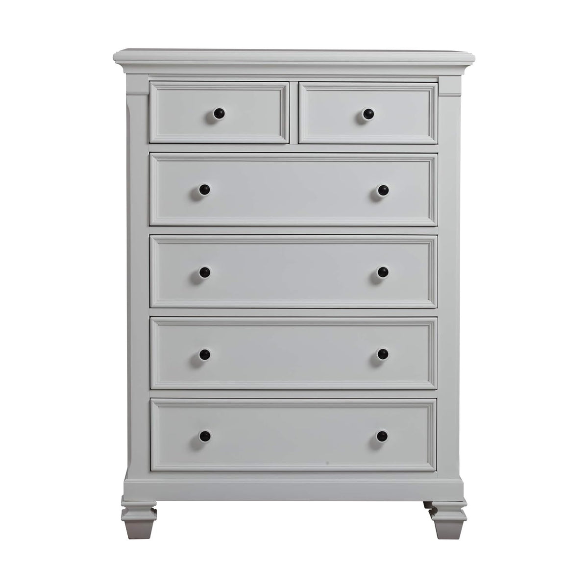 6 Drawer White Chest V70559