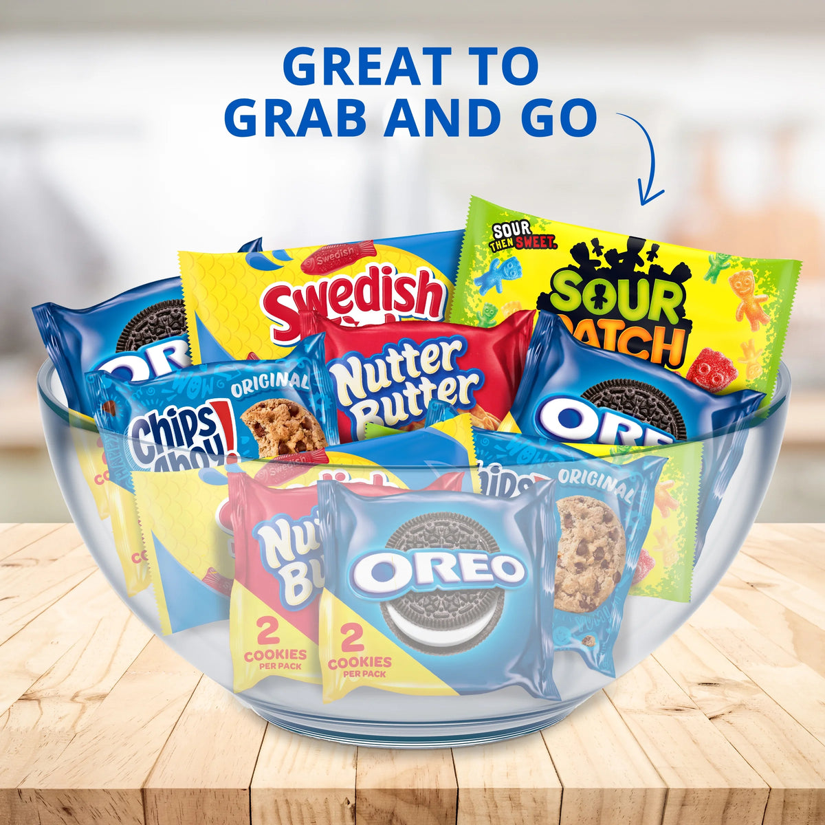 Cookies and Candy Variety Pack, 40 Snack Packs U987