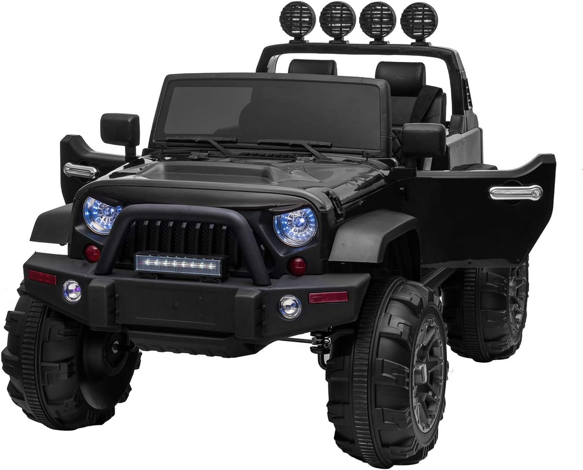 12V Kids Ride On Cars Truck with Remote Control Orange S34338