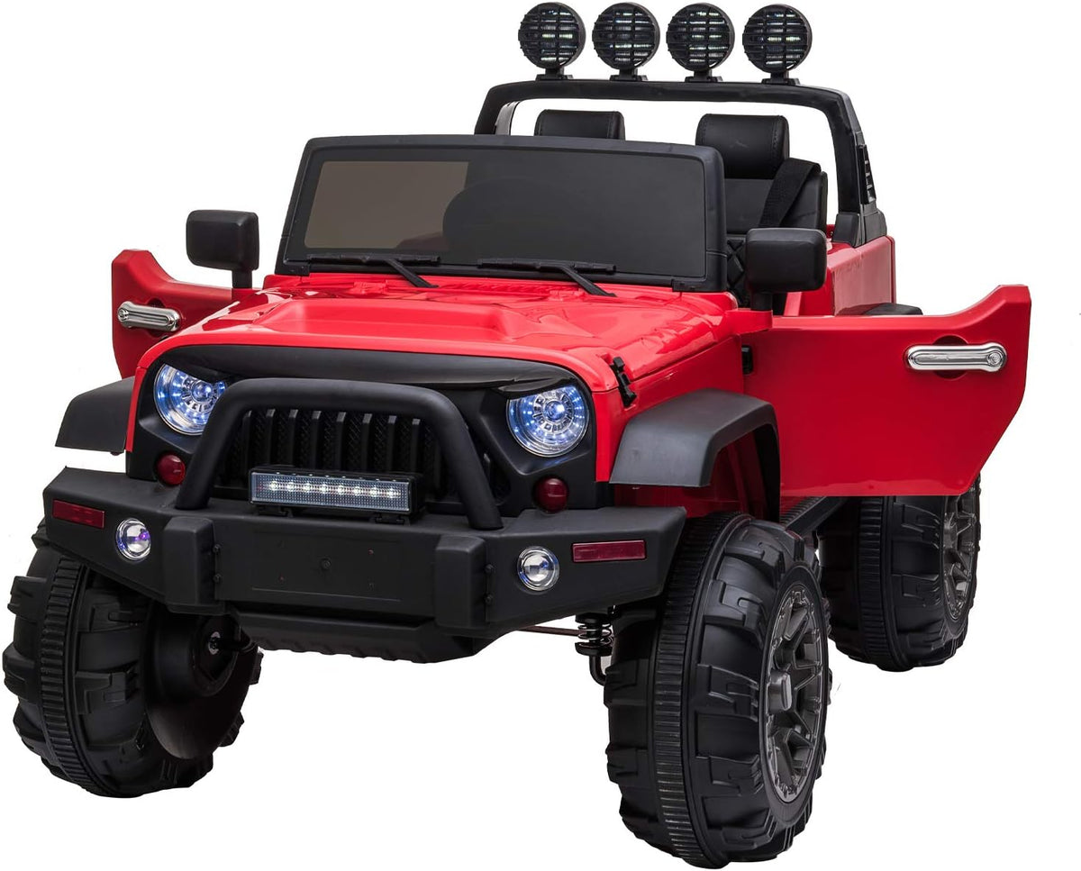 12V Kids Ride On Cars Truck with Remote Control Orange S34338