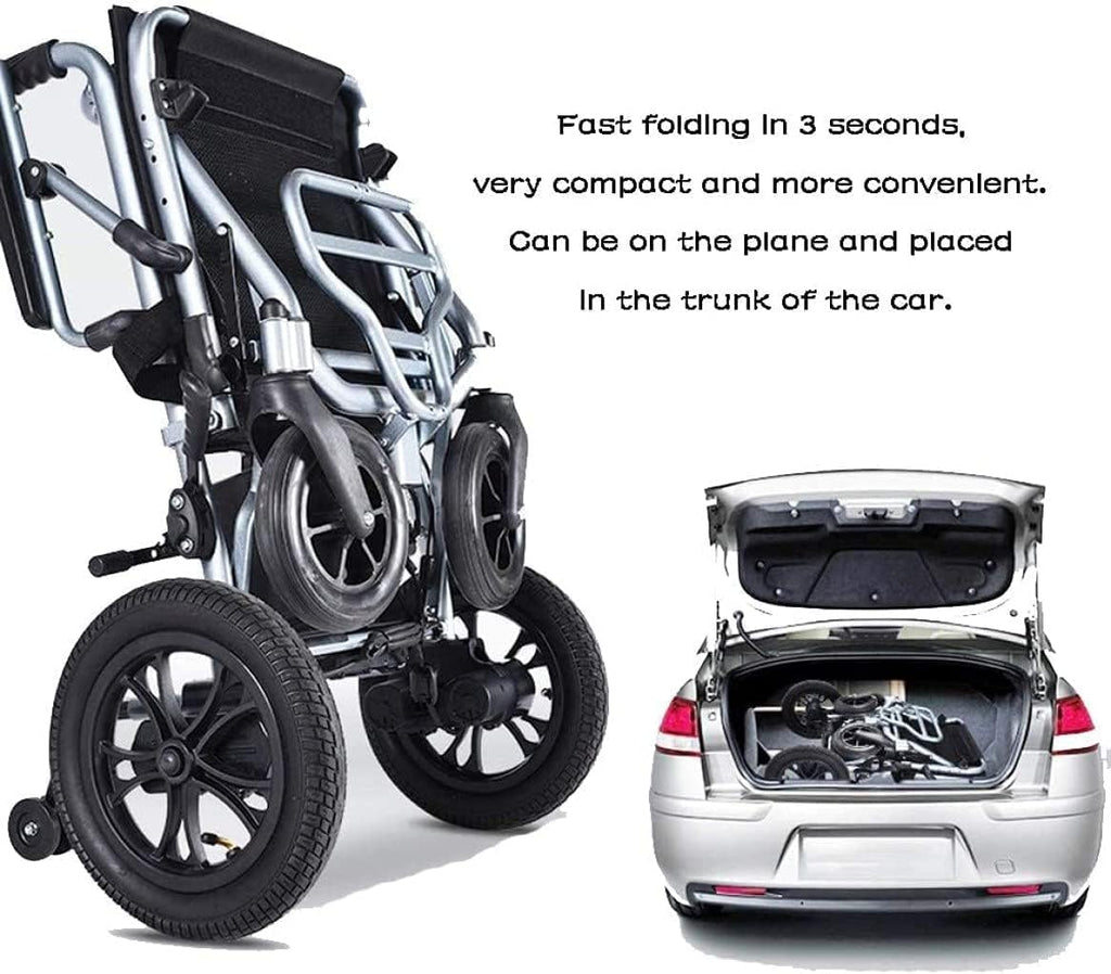 Heavy Duty Lightweight Foldable Dual Motor Electric Wheelchair I85431