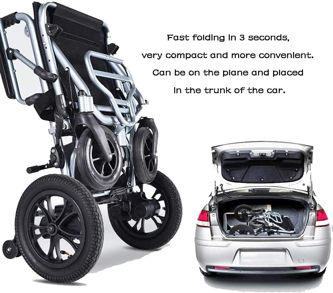 Heavy Duty Lightweight Foldable Dual Motor Electric Wheelchair I85431