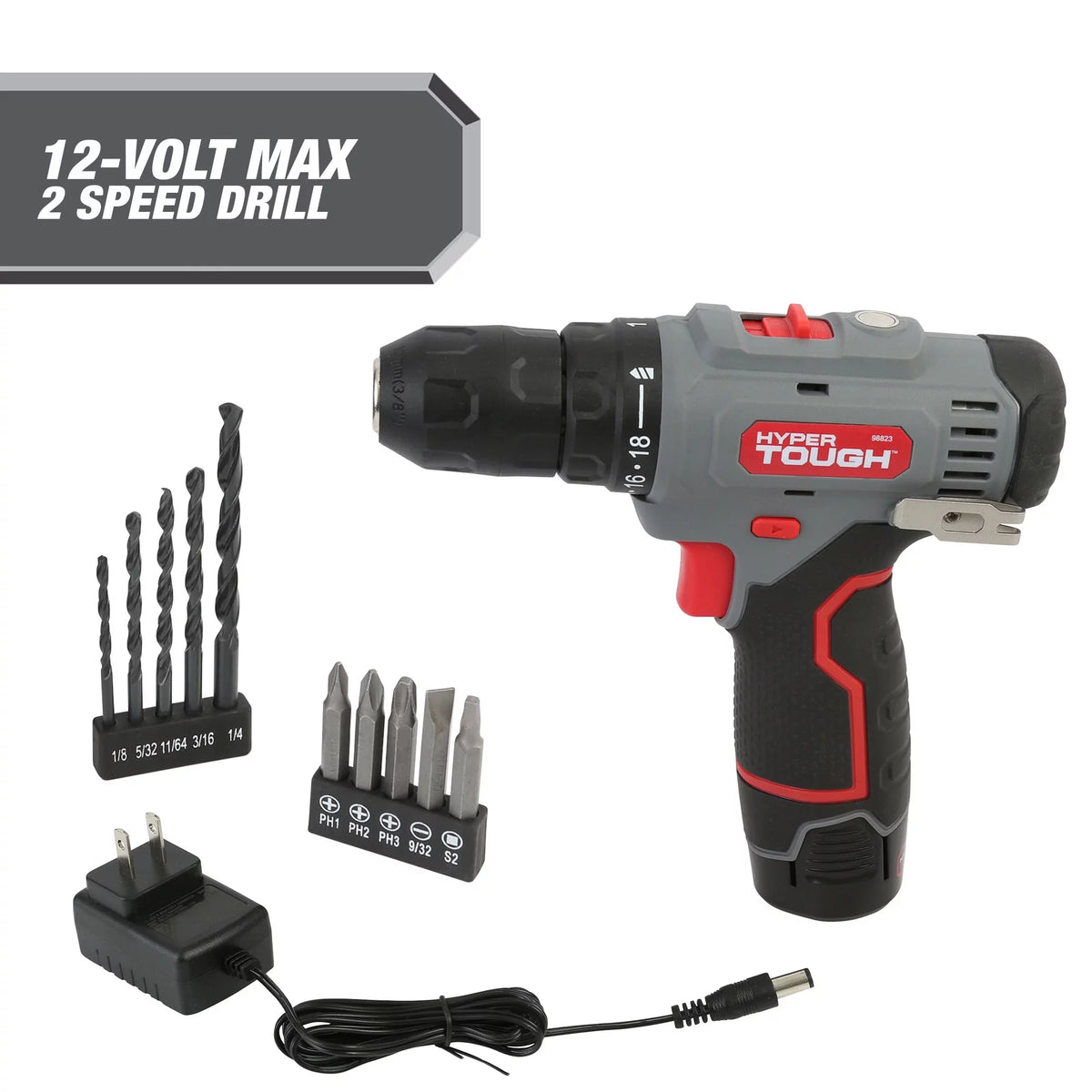 12V Max Lithium-Ion Cordless 2-Speed Drill Driver with Battery and Charger Z46020