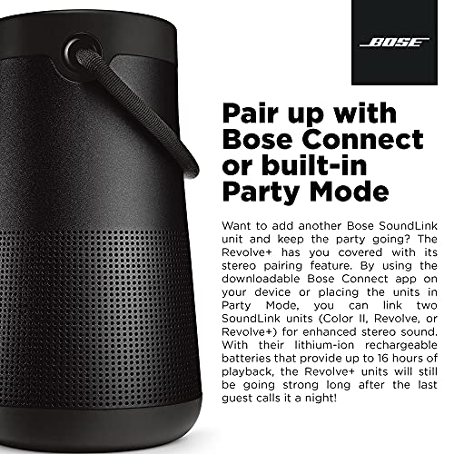 Black Portable Bluetooth Speaker with 360 Degree Sound E57328