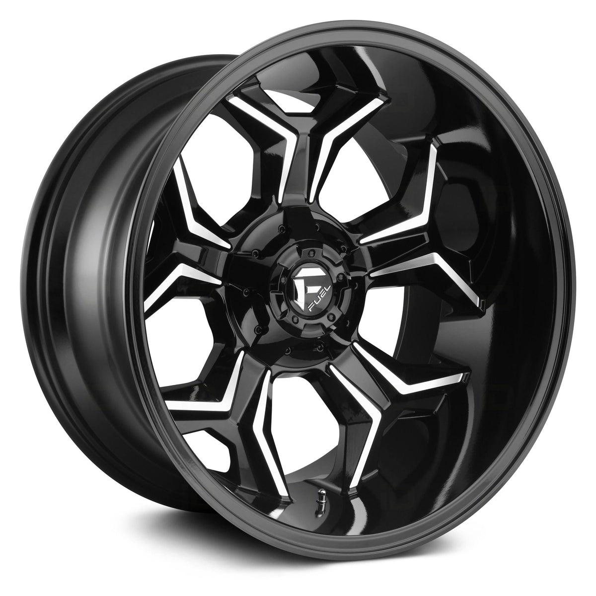 Gloss Black Milled 20x12 Wheel E7419
