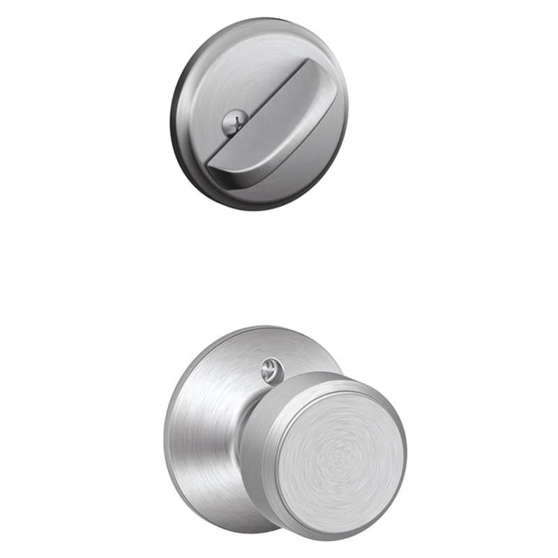 Satin Chrome Single Cylinder Interior Pack B97879