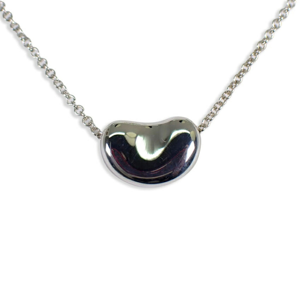 925 bean pendant necklace Z606
