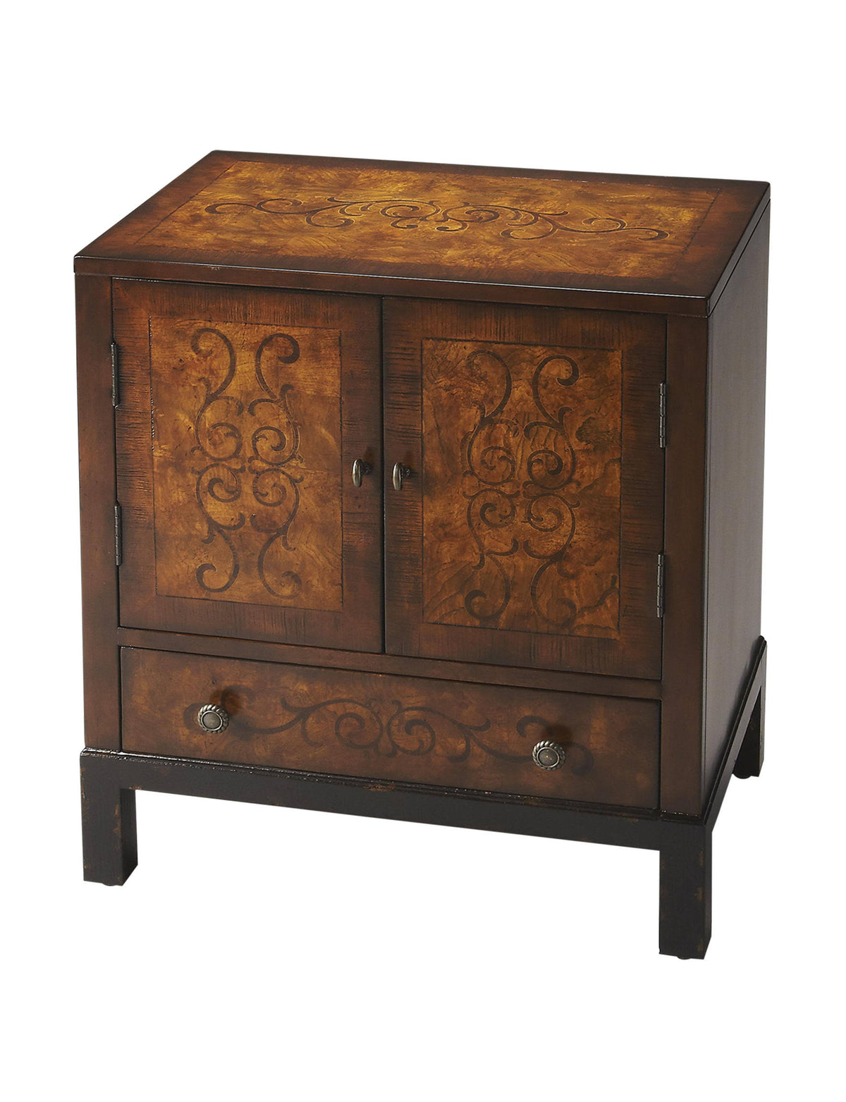 Black & Tan Accent Cabinet B55531